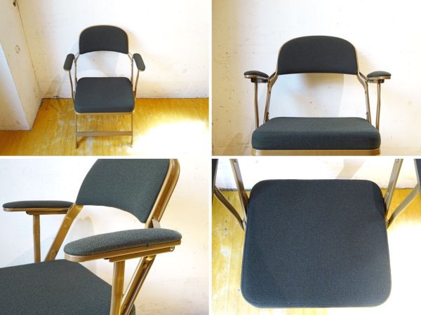 クラリン CLARIN フォールディングアームチェア FOLDING CHAIR WITH ARM フルクッション モスグリーン Moss PFS取扱 ★