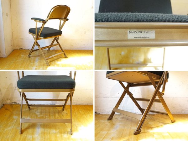 クラリン CLARIN フォールディングアームチェア FOLDING CHAIR WITH ARM フルクッション モスグリーン Moss PFS取扱 ★