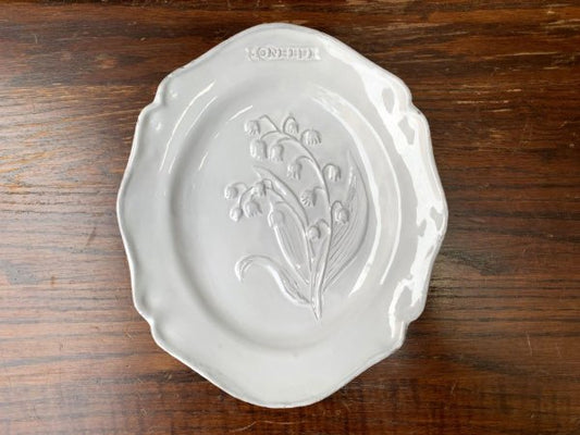 アスティエ・ド・ヴィラット ASTIER de VILLATTE フルール Fleurs プレート スズラン BONHEUR ■