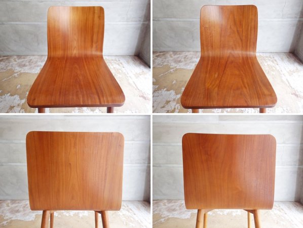 スケッチ Sketch タミチェア TAMI Chair ダイニングチェア 2脚セット ウォールナット材 プライウッド moda en casa取扱 合計定価:\57,200- ♪