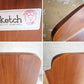 スケッチ Sketch タミチェア TAMI Chair ダイニングチェア 2脚セット ウォールナット材 プライウッド moda en casa取扱 合計定価:\57,200- ♪