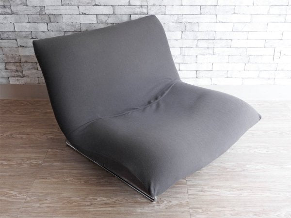 リーンロゼ ligne roset カドル Cuddle 1P ソファ リクライニングソファ カバーリング グレー ファブリック パスカル・ムールグ フランス 廃盤 ●