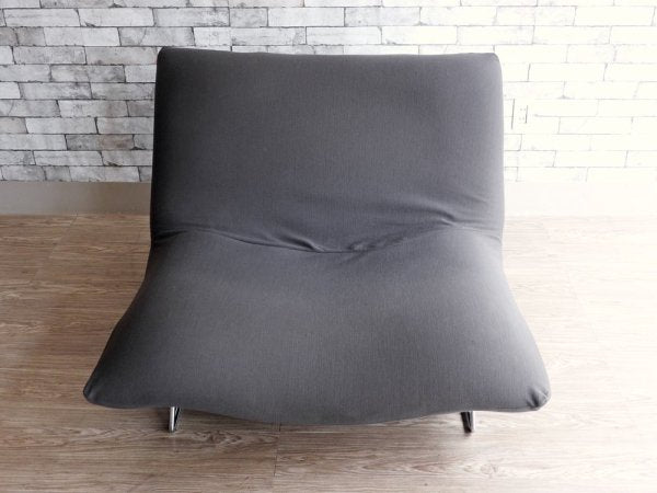 リーンロゼ ligne roset カドル Cuddle 1P ソファ リクライニングソファ カバーリング グレー ファブリック パスカル・ムールグ フランス 廃盤 ●