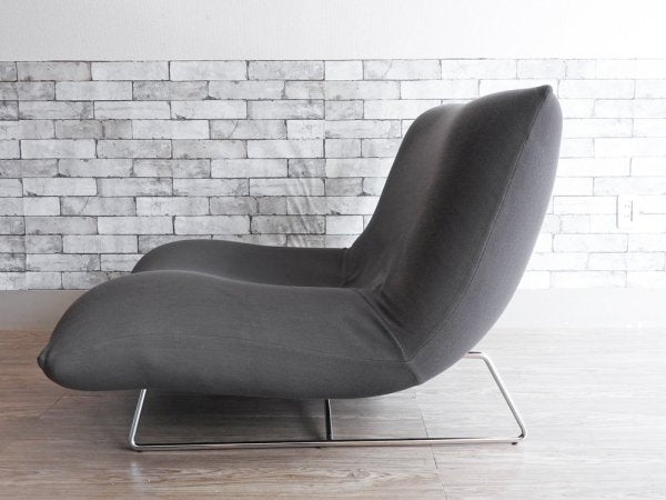 リーンロゼ ligne roset カドル Cuddle 1P ソファ リクライニングソファ カバーリング グレー ファブリック パスカル・ムールグ フランス 廃盤 ●