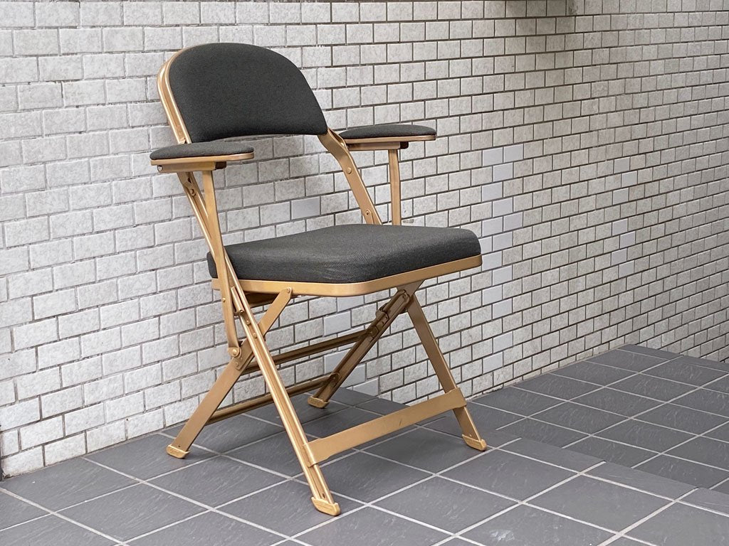 クラリン CLARIN フォールディングアームチェア FOLDING CHAIR WITH ARM 折畳 フルクッション USA 米国 P.F.S 取扱 ■