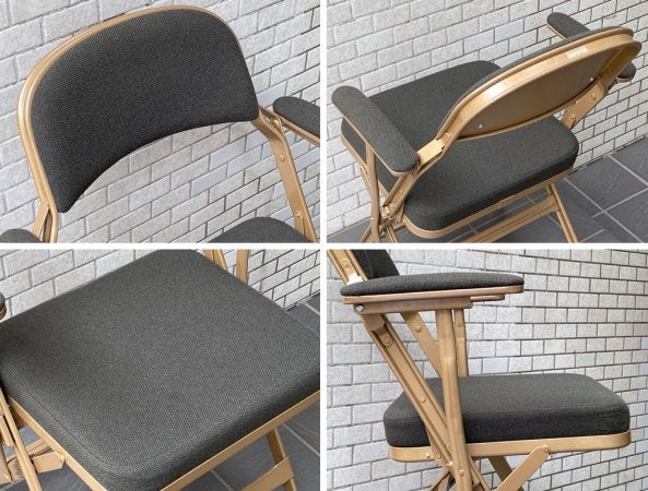 クラリン CLARIN フォールディングアームチェア FOLDING CHAIR WITH ARM 折畳 フルクッション USA 米国 P.F.S 取扱 ■