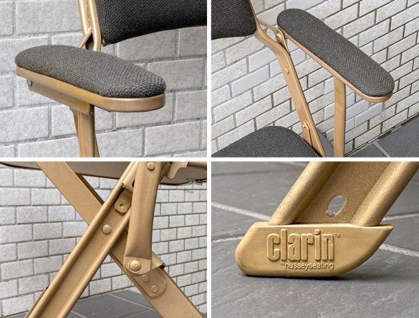 クラリン CLARIN フォールディングアームチェア FOLDING CHAIR WITH ARM 折畳 フルクッション USA 米国 P.F.S 取扱 ■