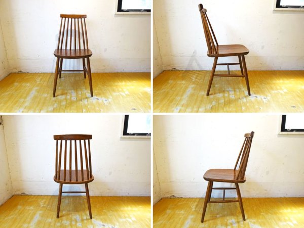 北欧 ビンテージ スポークバック チェア Spoke back chair ビーチ材 プロカント ★
