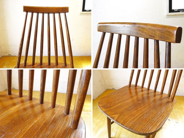 北欧 ビンテージ スポークバック チェア Spoke back chair ビーチ材 プロカント ★