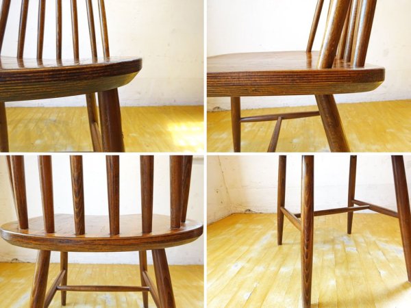 北欧 ビンテージ スポークバック チェア Spoke back chair ビーチ材 プロカント ★