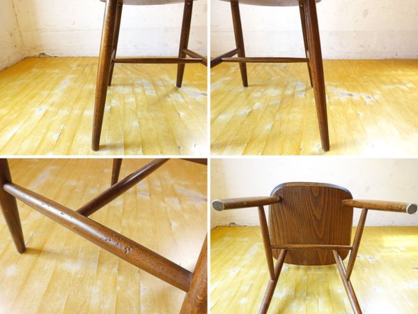 北欧 ビンテージ スポークバック チェア Spoke back chair ビーチ材 プロカント ★