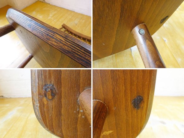 北欧 ビンテージ スポークバック チェア Spoke back chair ビーチ材 プロカント ★
