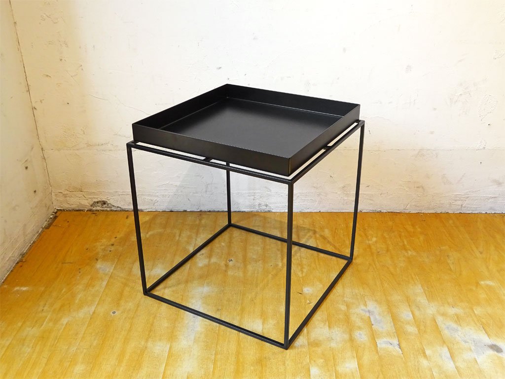 ヘイ HAY トレイテーブル Tray Table スクエア ブラック 40ｃｍ サイドテーブル デンマーク コンラン取扱 ★