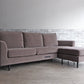 ジャーナルスタンダードファニチャー journal standard furniture PSF カウチソファ COUCH SOFA VELVET05 3人掛けソファ オットマン コンセント付属 ●