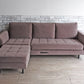 ジャーナルスタンダードファニチャー journal standard furniture PSF カウチソファ COUCH SOFA VELVET05 3人掛けソファ オットマン コンセント付属 ●