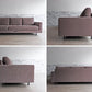 ジャーナルスタンダードファニチャー journal standard furniture PSF カウチソファ COUCH SOFA VELVET05 3人掛けソファ オットマン コンセント付属 ●