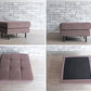 ジャーナルスタンダードファニチャー journal standard furniture PSF カウチソファ COUCH SOFA VELVET05 3人掛けソファ オットマン コンセント付属 ●