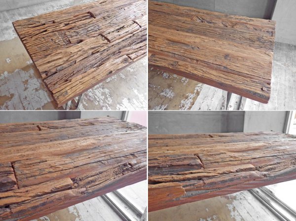 ファーイーストファニチャー FAR EAST FURNITURE レイルウェイ RAILWAY コーヒーテーブル 枕木 古材 インダストリアル ♪