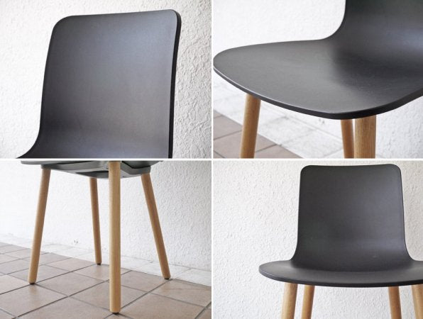 ヴィトラ Vitra ハル ウッド HAL Wood サイドチェア ベーシックダーク ナチュラルオーク 2脚セット ジャスパー・モリソン デザイン 定価\107,800- ◇