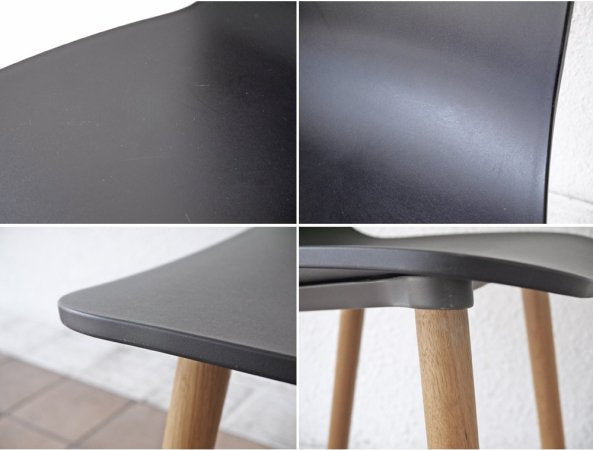 ヴィトラ Vitra ハル ウッド HAL Wood サイドチェア ベーシックダーク ナチュラルオーク 2脚セット ジャスパー・モリソン デザイン 定価\107,800- ◇