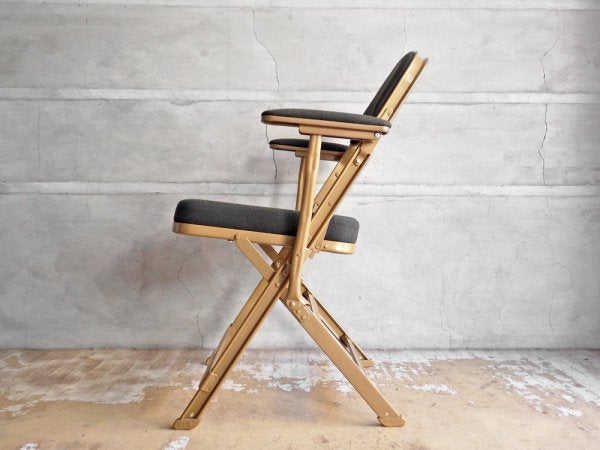 クラリン CLARIN フォールディングアームチェア FOLDING CHAIR WITH ARM フルクッション モスグリーン Moss PFS取扱 ♪