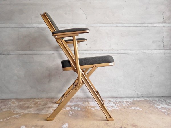 クラリン CLARIN フォールディングアームチェア FOLDING CHAIR WITH ARM フルクッション モスグリーン Moss PFS取扱 ♪