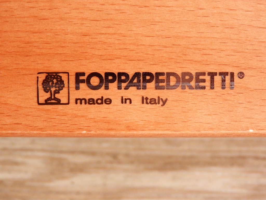 フォッパぺドレッティ FOPPAPEDRETTI 木製 折りたたみ式 アイロン台 イタリア製 定価約\23,000- ●