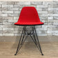 ハーマンミラー Herman Miller ビンテージ サイドシェルチェア エッフェルベース DSR ジラルド生地 Hopsak レッド M.F.S製 イームズ A ●