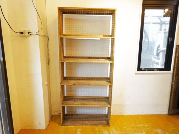 ノットアンティークス Knot Antiques パレットシェルフ 1列5段 PALLET SHELF 1×5 杉古材 クラッシュゲート CRUSHGATE ★