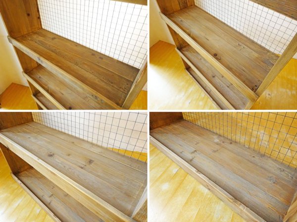 ノットアンティークス Knot Antiques パレットシェルフ 1列5段 PALLET SHELF 1×5 杉古材 クラッシュゲート CRUSHGATE ★