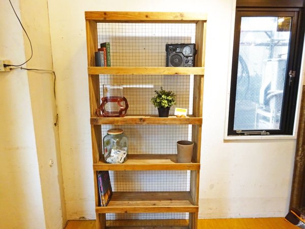 ノットアンティークス Knot Antiques パレットシェルフ 1列5段 PALLET SHELF 1×5 杉古材 クラッシュゲート CRUSHGATE ★