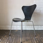 フリッツハンセン Fritz Hansen セブンチェア ブラック アルネヤコブセン 北欧 プライウッド ダイニングチェア B ◎