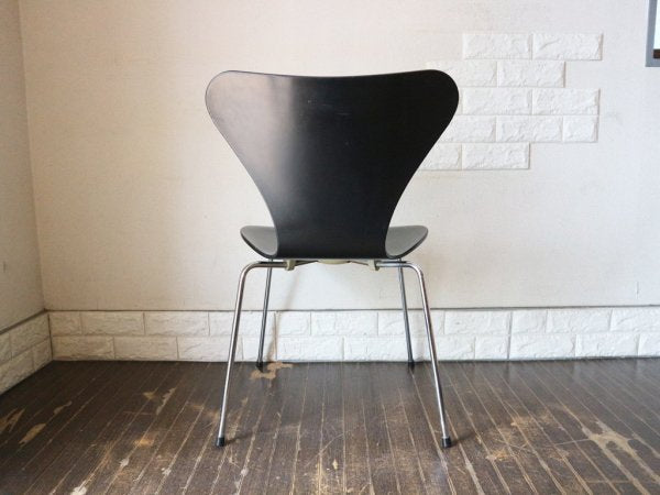 フリッツハンセン Fritz Hansen セブンチェア ブラック アルネヤコブセン 北欧 プライウッド ダイニングチェア B ◎