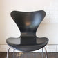 フリッツハンセン Fritz Hansen セブンチェア ブラック アルネヤコブセン 北欧 プライウッド ダイニングチェア B ◎