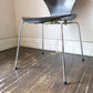 フリッツハンセン Fritz Hansen セブンチェア ブラック アルネヤコブセン 北欧 プライウッド ダイニングチェア A ◎