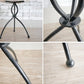 樹脂天板 サイドテーブル 花台 ラウンド Φ33cm クラシカルデザイン ●