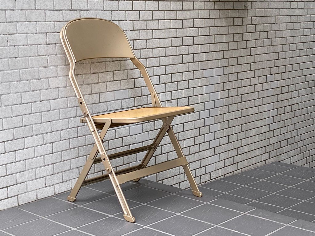 クラリン CLARIN フォールディングチェア ウッドシート WOOD SEAT FOLDING CHAIR 折畳 USA 米国 P.F.S 取扱 ■