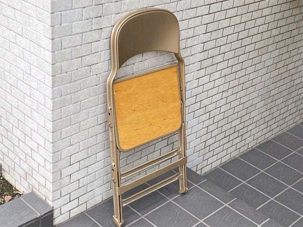 クラリン CLARIN フォールディングチェア ウッドシート WOOD SEAT FOLDING CHAIR 折畳 USA 米国 P.F.S 取扱 ■