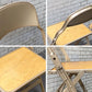 クラリン CLARIN フォールディングチェア ウッドシート WOOD SEAT FOLDING CHAIR 折畳 USA 米国 P.F.S 取扱 ■