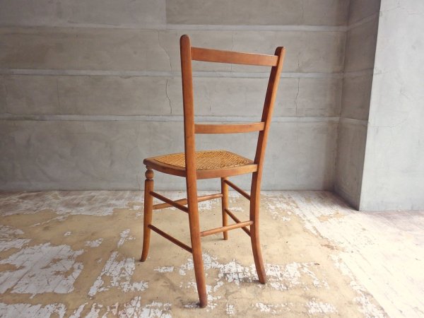フランスビンテージ France Vintage ダイニングチェア ラタン 西洋家具 ヨーロピアンアンティ―ク ♪