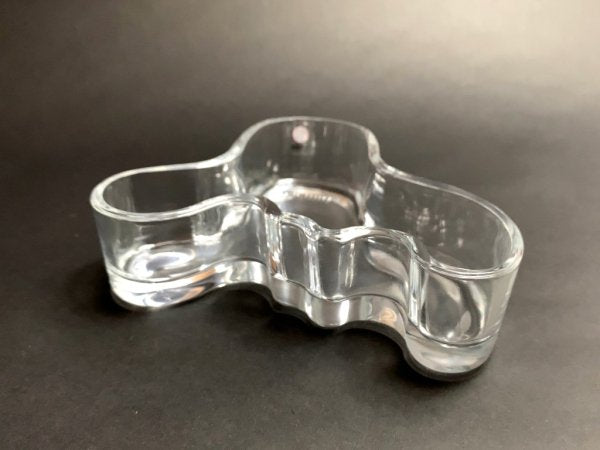 イッタラ iittala アアルトボウル アアルトベース Alvar Aalto Collection 1936 BOWL MALJA 小物入れ ガラス クリア 箱付 廃番 美品 ◎