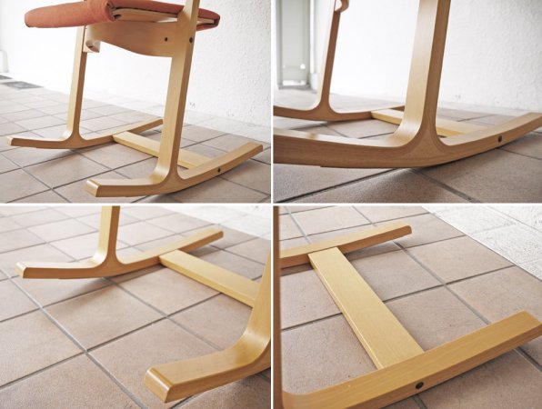 ストッケ STOKKE ヴァリエール VARIER アクチュラム Actulum バランスチェア オレンジ ロッキングチェア デスクチェア 北欧 ◇