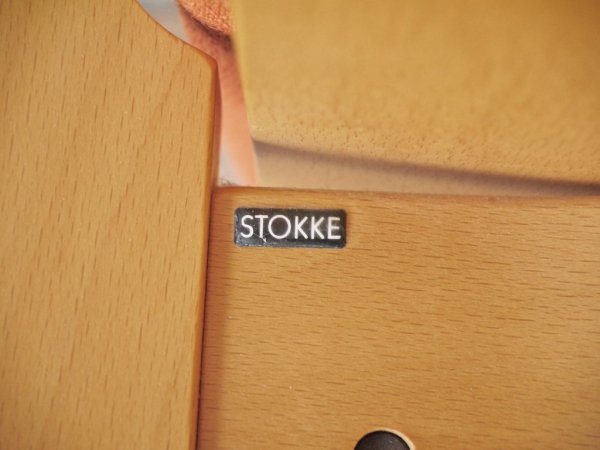 ストッケ STOKKE ヴァリエール VARIER アクチュラム Actulum バランスチェア オレンジ ロッキングチェア デスクチェア 北欧 ◇