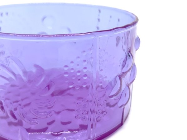 イッタラ iittala フローラ Flora アメジスト 8cm ボウル 希少廃番 スコープ Scope 別注 オイバ・トイッカ Oiva Toikka 北欧食器 A ●