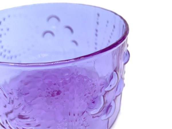 イッタラ iittala フローラ Flora アメジスト 8cm ボウル 希少廃番 スコープ Scope 別注 オイバ・トイッカ Oiva Toikka 北欧食器 B ●