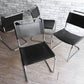 トーネット THONET S33 サイドチェア ブラックレザー ダイニングチェア バウハウス BAUHAUS マルト・スタム Mart Stam モダンデザイン 定価188,100円 A ●