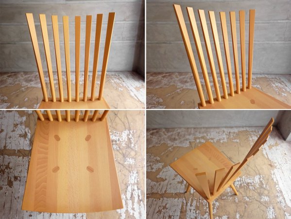 クビスト KVIST フレデリシア FREDERICIA ミカドチェア MIKADO CHAIR ダイニングチェア ビーチ材 デンマーク A ♪