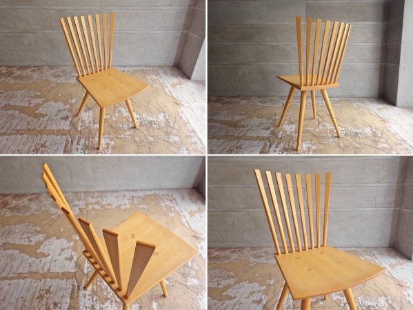 クビスト KVIST フレデリシア FREDERICIA ミカドチェア MIKADO CHAIR ダイニングチェア ビーチ材 デンマーク B ♪