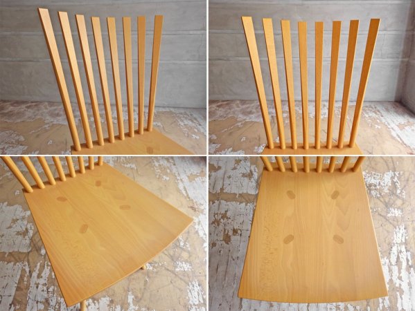 クビスト KVIST フレデリシア FREDERICIA ミカドチェア MIKADO CHAIR ダイニングチェア ビーチ材 デンマーク B ♪