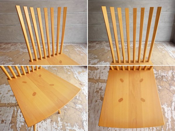 クビスト KVIST フレデリシア FREDERICIA ミカドチェア MIKADO CHAIR ダイニングチェア ビーチ材 デンマーク C ♪